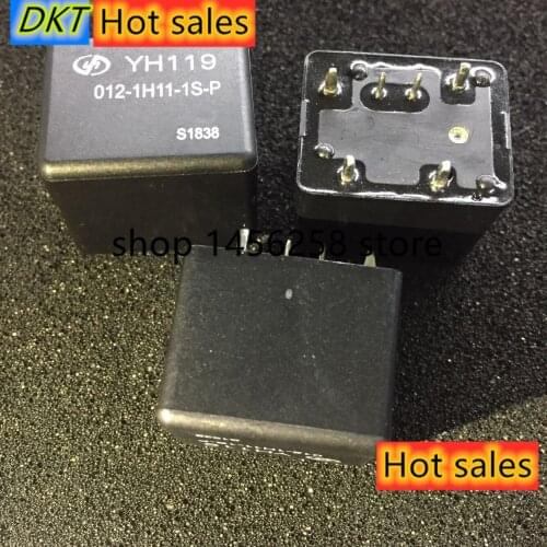 5PCS/10PCS LOT AUTO CAR 12V relay YH119 012-1H11-1S-P YH119-012-1H11-1S 12VDC DC12V 12V 6PIN