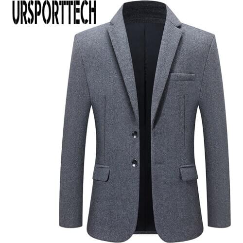 New Mens Spring Autumn Blazer High Quality Fashion Suit Coats Men Slim Fit Brand Clothing Male Casual Jackets Plus Size 3XL 4XL