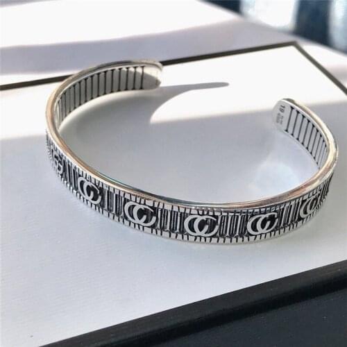 S925 sterling silver bracelet, exquisite workmanship, classic micro-scale fashion gift Original Classic LOGO Jewelry gift