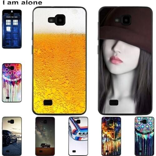 I am alone Phone Case For ZTE Blade AF3 G Lux Z10 (A512) Fashion Color Cute Cartoon Printed Paint Mobile