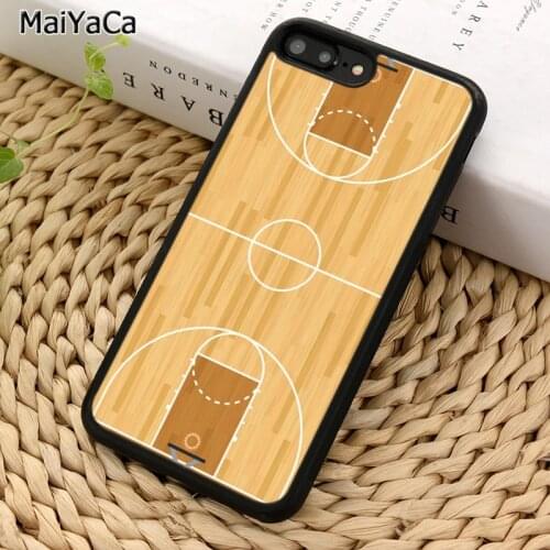 MaiYaCa Basketball Court Phone Case For iPhone 5 6S 7 8 plus 11 12 Pro X XR XS Max Samsung Galaxy S6 S7 S8 S9 S10 plus