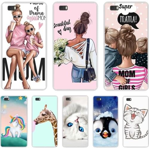 5.0" TPU Fundas FOR Huawei P8 Lite 2015 ALE-L21 Soft Back Case Silicone FOR Huawei P8 Lite p8lite 2015 Painted Cover Protector
