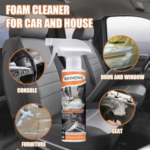 Car Interior Cleaning Agent Ceiling Cleaner Leather Flannel Woven Fabric Water-free Cleaning Agent Auto Roof Dash Cleaning Tools