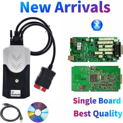 Single Board Latest 2017r3 OBDII SCANNER New Vci Vd Ds150e Cdp Pro Obd2 Car Truck Diagnostic Tool for Delphis CAR Accessories