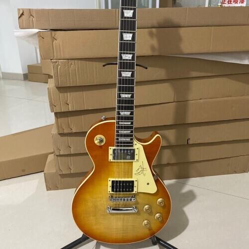 Hot sale Chinese Factory Electric Guitar Mahogany Body, Rosewood Fingerboard. 22 Grade electric guitar