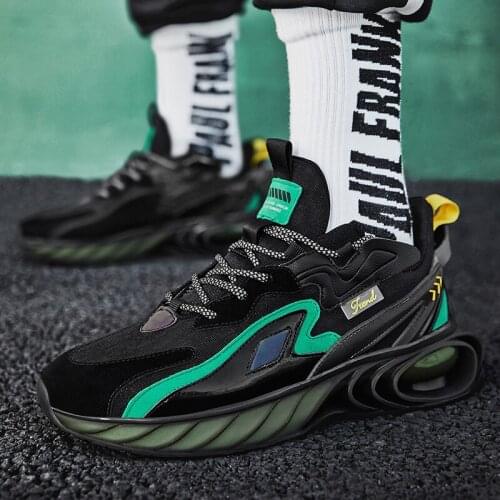 Mens Casual Shoes Autumn Hot Sale Comfortable Air Cushion Shoes Mens Fashion Sneaker Damping Jogging Shoes Men Vulcanize Shoes