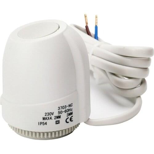 Floor Heating Valve NC/NO AC24V 110V 220V Electric Thermal Actuator Manifold For Underfloor Heating Thermostat