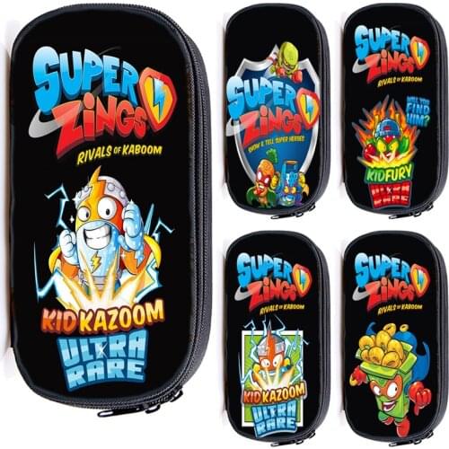 2020 New Super Zings Cosmetic Bag Travel Case Kids Toddler Storage Pouch Children School Pencil Box