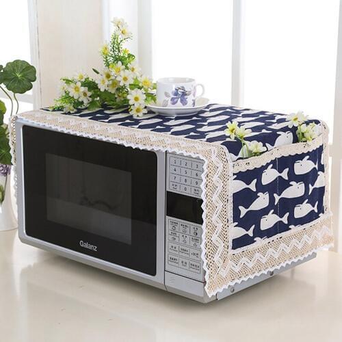 Microwave Dust Cover Microwave Oven Hood Microwave Cover With Storage Bag For Home Household Supplies