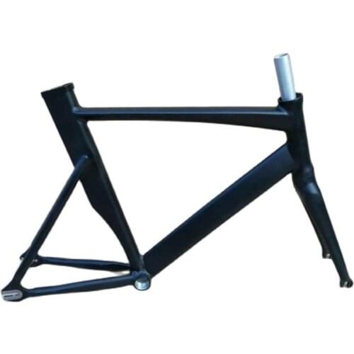 Fixie Bicycle Frame 20inch BMX Aluminum Alloy Frameset Track Bike Single Speed Double V Brake Cycling Parts