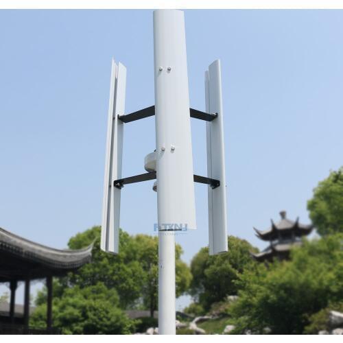 12v 24v 48v more function with 600w rated power reduce the noice FH vertical wind turbine