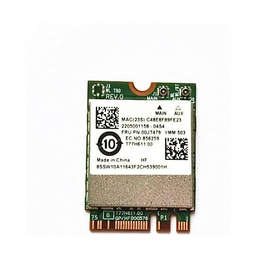 SSEA New WIFI Bluetooth 4.1 for Broadcom BCM94356ZAE 802.11ac 2.4G/5.0GHz NGFF 867Mbps Wireless Card for IBM LENOVO FRU 00JT479