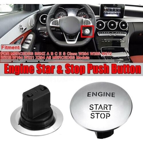 Keyless Go Start Stop Push Button Engine Ignition Switch For Mercedes Benz W213 W164 W221 X204 Switch Keyless W164 W205 W212