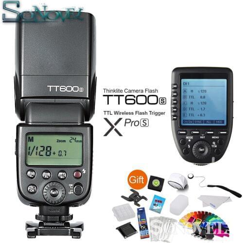 Godox TT600S GN60 HSS 1/8000s Camera Flash Speedlite + 2.4G Wireless X System Xpro-S Transmitter For Sony A6500 A3500 A7RIII A7S