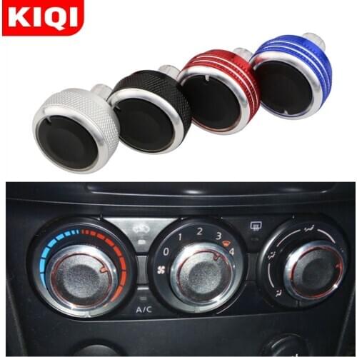 KIQI Car Air Conditioning Knob Heat Control Switch Button AC Knob for Honda Fit Crider City 2003-2006 Jazz 2003-2006 Accessories