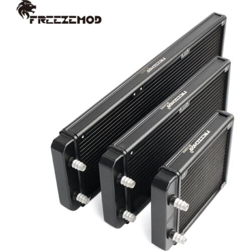 PC Water Cooling Aluminum Radiator Multi-Channels, 60mm 80mm 90mm 120mm 240mm 360mm 480mm For Computer LED Beauty Apparatus