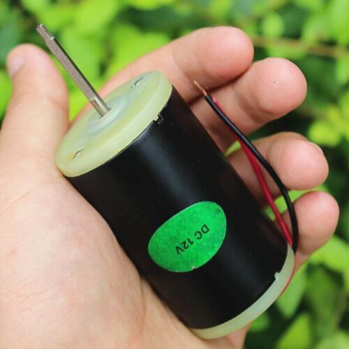 DC 6V-12V 9V 3100RPM Strong Magnetic double Ball Bearing Motor Large Torque forward reverse CW CCW DIY Electric Machinery Tool