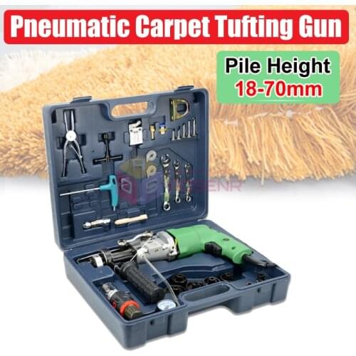 Commercial Grade Pneumatic Carpet Weaving Gun Hand Rug Tufting Machines Portable Rug Making Tools