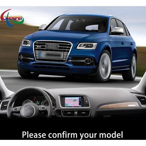 Anti-Slip Anti-UV Mat For Audi Q5 8R 2009~2016 Dashboard Cover Pad Dashmat Protect Sunshield Pad Car Accessories