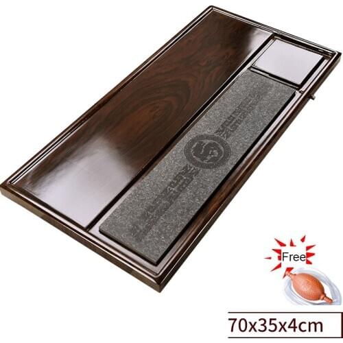 Dragon Carving Kung Fu Tea Set Natural Wood Bamboo Tea Tray Rectangular Traditional Bamboo Puer Tea Tray Tea Table
