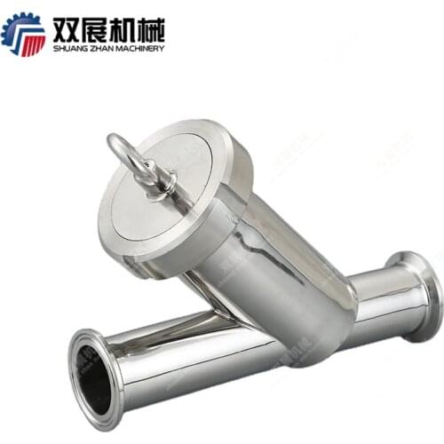 Sanitary 1.5in. (OD 50.5mm)Tri Clamp Y type Filter SS304 Stainless Steel Y Strainer