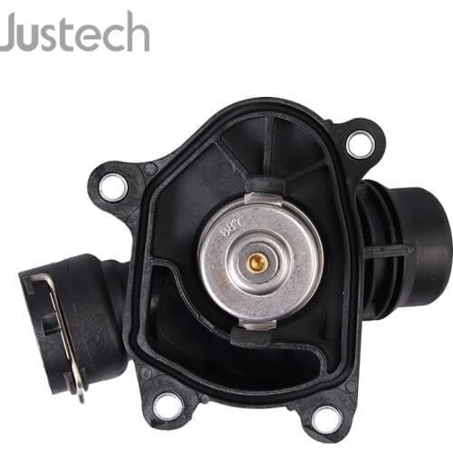 Justech Thermostat For BMW 1 Series E81 3 Series E46 E90 E91 E92 5 Series E39 E60 E61 Housing + Thermostat 11517805811 115177890