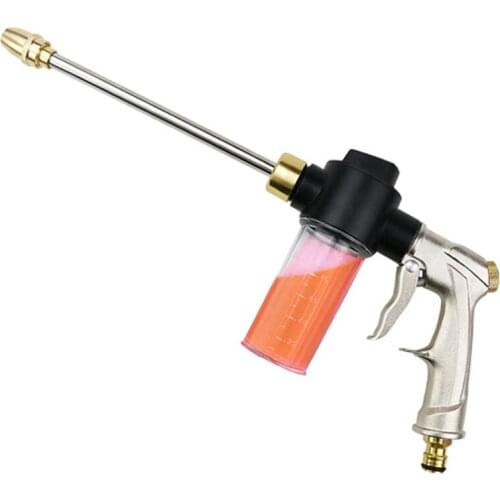 High Pressure Car Wash Foam Water Gun Sprayer Blaster Garden Watering Hose Sprinkler Nozzle For Plants Lawn Watering Dropship