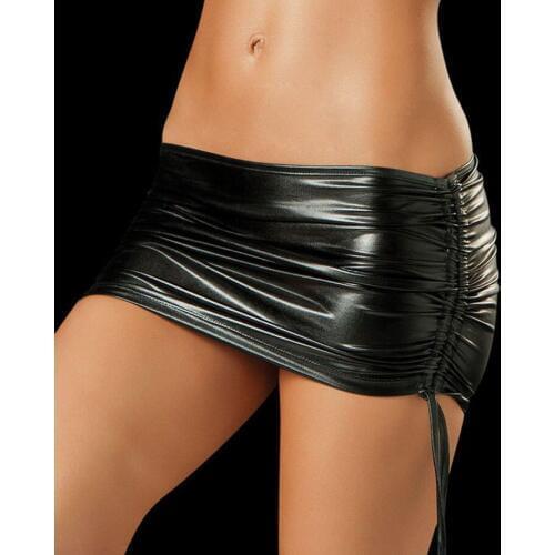 10 Colors Sexy Lingerie Hot sexy pole dance club lenceria Latex Sexy Mini Skirts Erotic sexy underwear Cosplay Costume