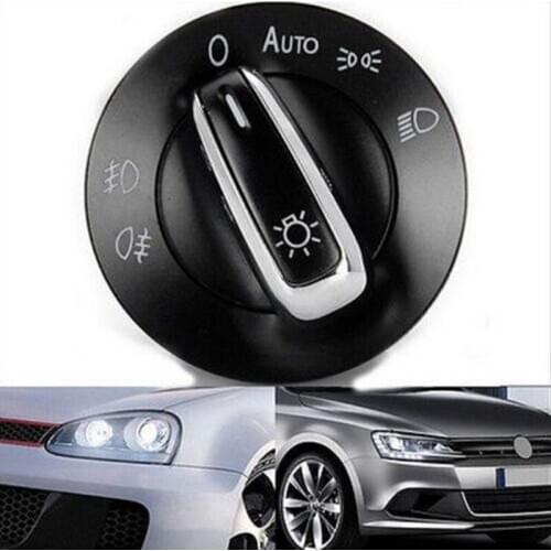 1pcs Car Headlight Switch Control For V-W GOLF CC Tiguan MK5 MK6 B6 5ND941431B