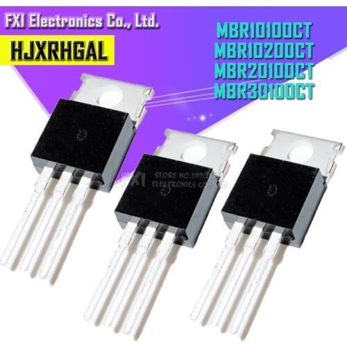 10PCS MBR10100CT MBR10200CT MBR20100CT MBR20200CT MBR30100CT LM317T IRF3205 Transistor TO-220 TO220 MBR20100 MBR20200 MBR30100