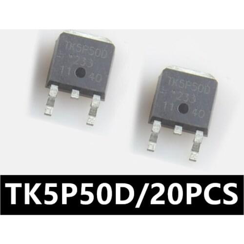 20pcs/lot Original authentic DM05NG replaces TK5P50D TO-252 N high voltage 500V 5A MOS field effect tube