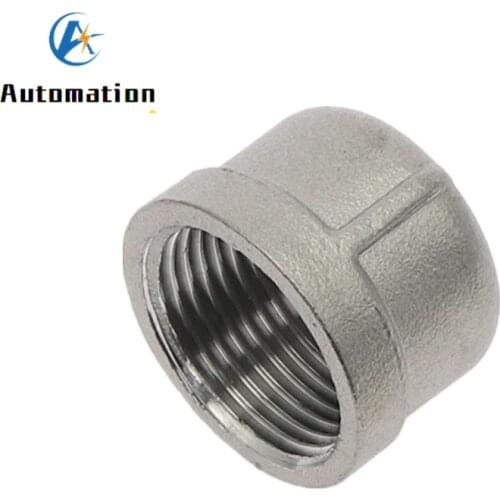 304 stainless steel inner silk tube cap/head/tube plug pipe fittings 1/4" 3/8" 1/2" 3/4" Female Thread