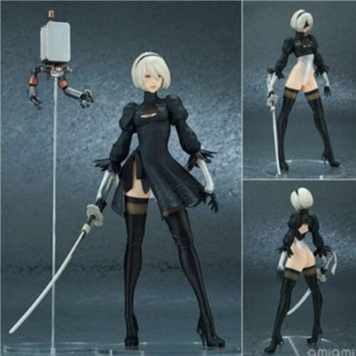 Anime Figure Vogue Fare 2B Yorha N2 Type B Game Nier Automata 28cm Garage Kits PVC Collection Models Desk Props For Kids Gifts