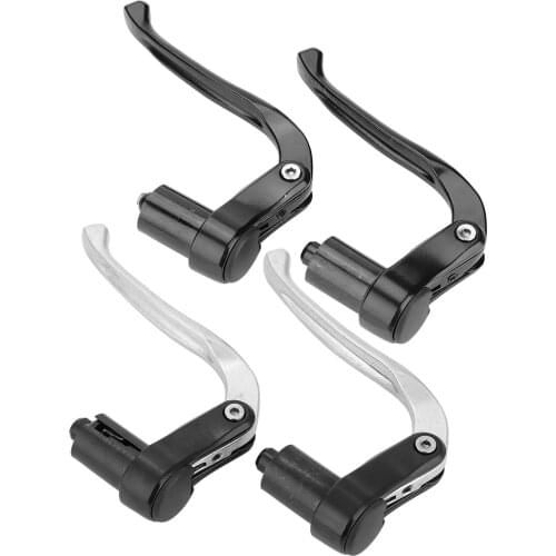 Free Shipping 1 Pair Bicycle Handlebar MTB Fixed Gear Road Cycling Brake Lever Handlebar TT Triathlon Bar End New for Bicycle