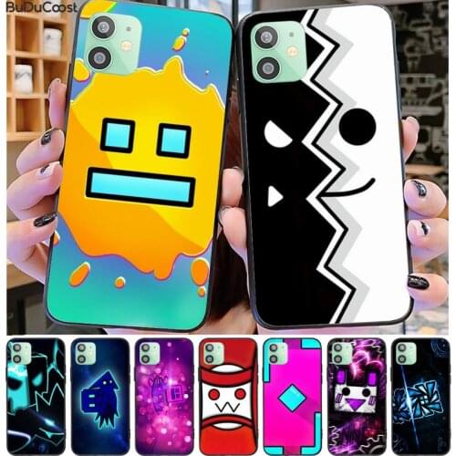 Geometry Dash cute game Phone Case For iphone 12 pro max 11 pro XS MAX 8 7 6 6S Plus X 5S SE 2020 XR case