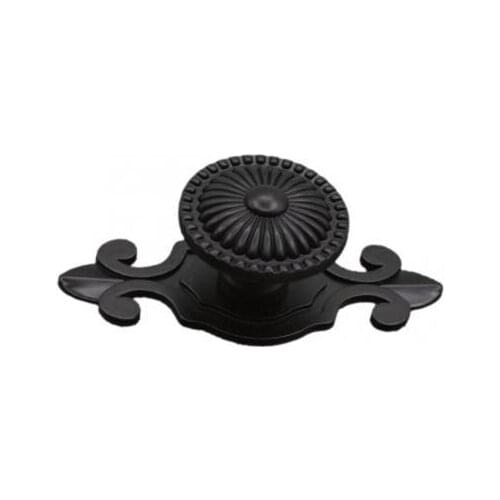 Retro Kitchen Cabinet Cupboard Door Drawer Pull Knob Handle Black