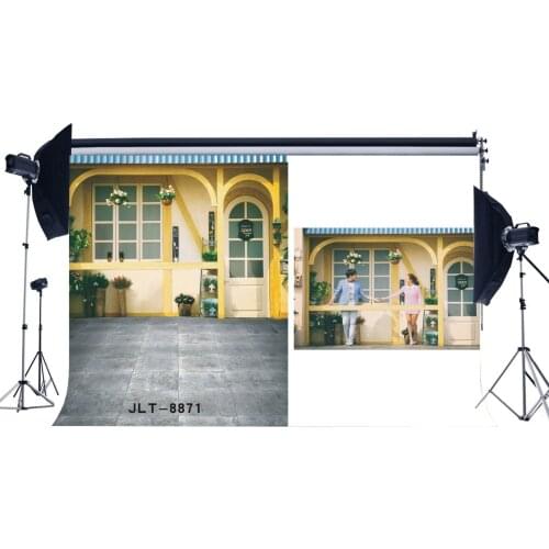 Photography Backdrops Valentines Day European Buliding Vintage Marble Floor Kids Adutls Lover Portraits Background