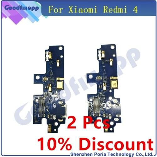 Phone Flex Cable For Xiaomi Redmi 4 Micro USB Charging Charger Port Dock Connector Flex Cable With Microphone Board Module
