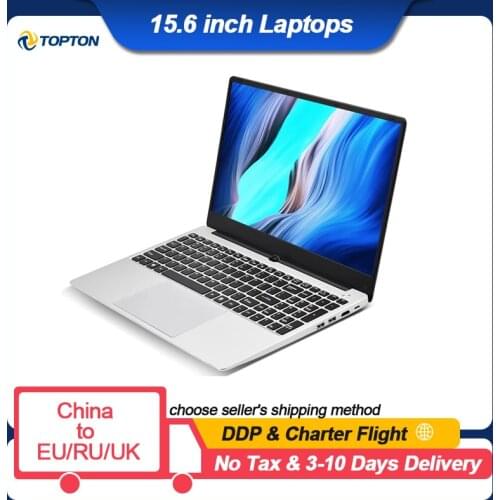 Hot Sale Topton 15.6 inch Ultra Slim Laptop Intel Core i7 1165G7 i5 1135G7 Windows 10 Metal Notebook Computer AC WiFi BT 4*USB