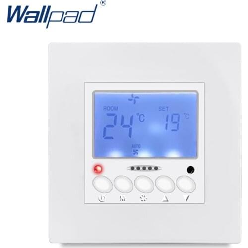 Hotel Temperature Control Switch Air Conditioner Dry Contact and 12V RS 485 MODBUS Wallpad PC Panel