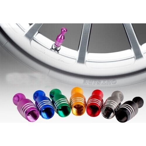 4pcs/set Bowling Aluminum Alloy Valve Caps Valve Stem Cars Motorcycles Valve Stem Dustproof Cover Car Styling Accessories
