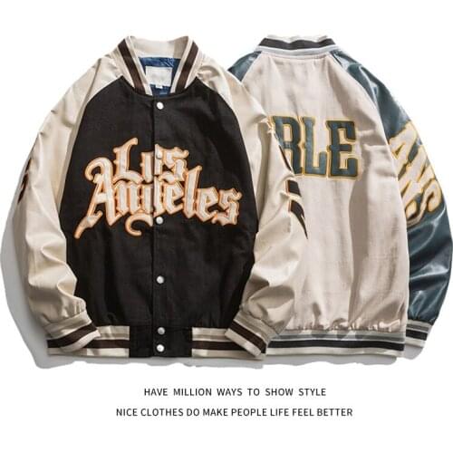 Embroidery Bomber Jackets Women Coat Mens Couple Baseball Jacket New Autumn Unisex Boyfriend Style Varsity Hiphop Streetwear