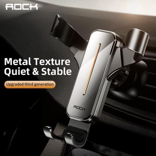 Rock Metal magnet Quiet & Stable air vent car mount Holder Stand For Iphone 11 x 7 8 Plus Samsung galaxy s20 plus Car holder
