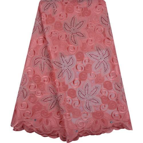 New Arrivals African Voile Lace Fabric 2018 High Quality Lace Swiss Voile lace In Switzerland Cotton Dresses For Women 1298