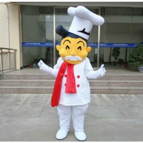 New Christmas Carnival Performance Mascot Halloween Mouse Chef Costume Adult Use Birthday Party Advertising Performance Set