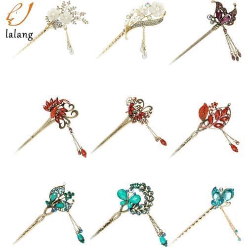 New Ornaments Elegant Sexy Butterfly Hair Ornaments Flowers Korean Accessories Tassel Headdress
