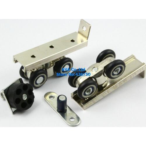 1 Pairs Wardrobe Sliding Door Roller Pulley Wheel
