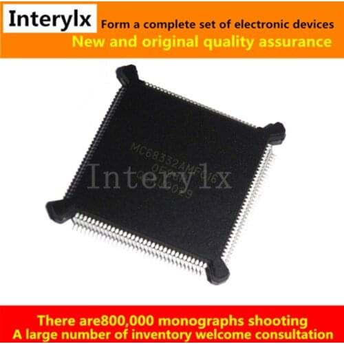 1Pcs MC68331CEH20 MC68332AMFC20 MC68332 QFP-132 32-Bit 20 MHZ Microcontroller IC Chip