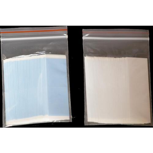 10bags/lot Straight ,lace front support high quality strong double tape for toupees wig adhesive tape toupee doubleside tape