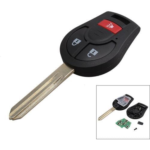 315Mhz 3 Buttons Replacement Remote Car Key with Chip Fob CWTWB1U751 for Nissan 2014-2016